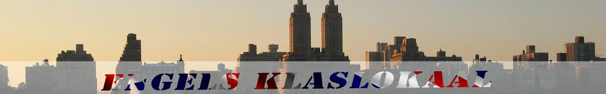 skyline van new york header engels klaslokaal